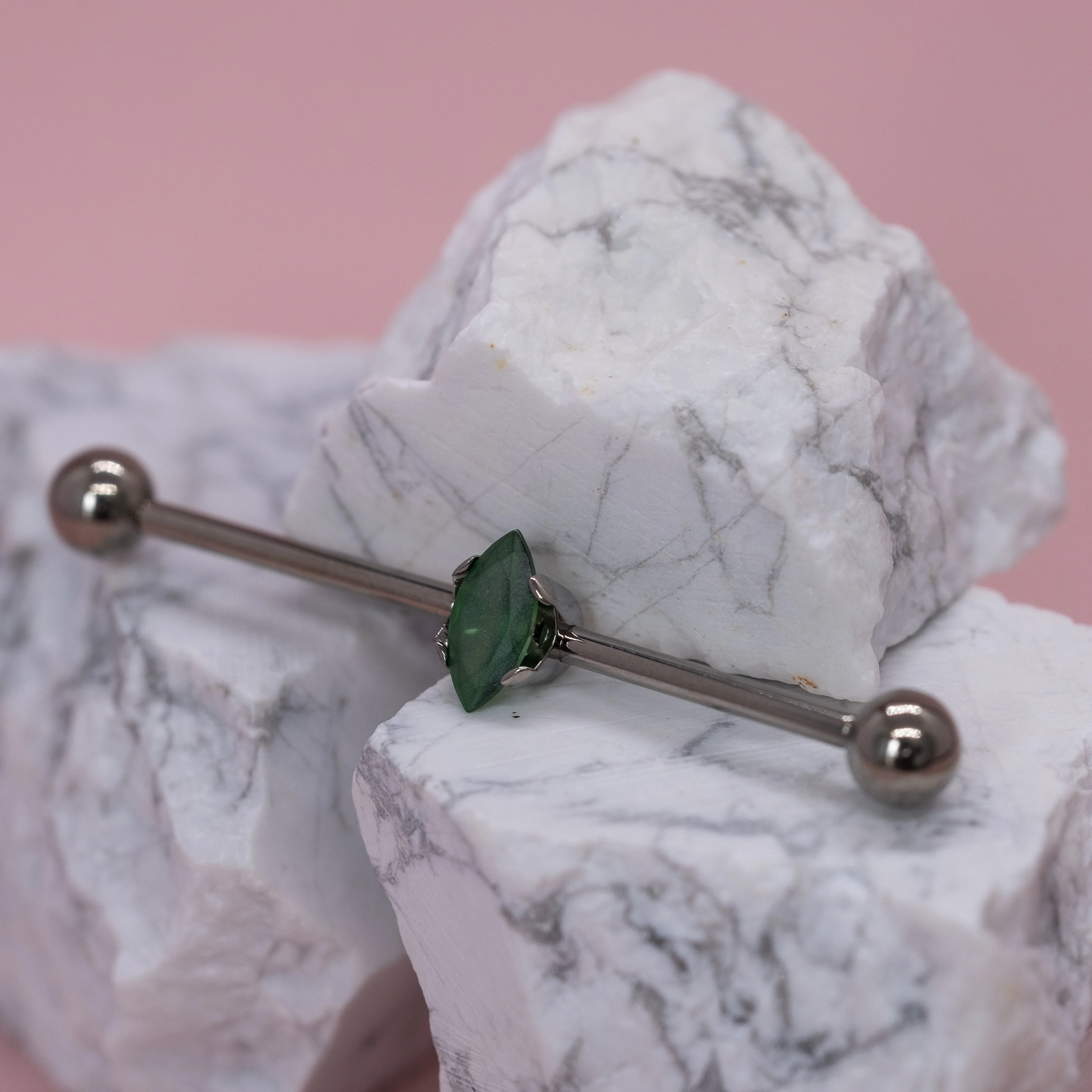 Anatometal Double Sided Marquise End - Threaded - Image 3