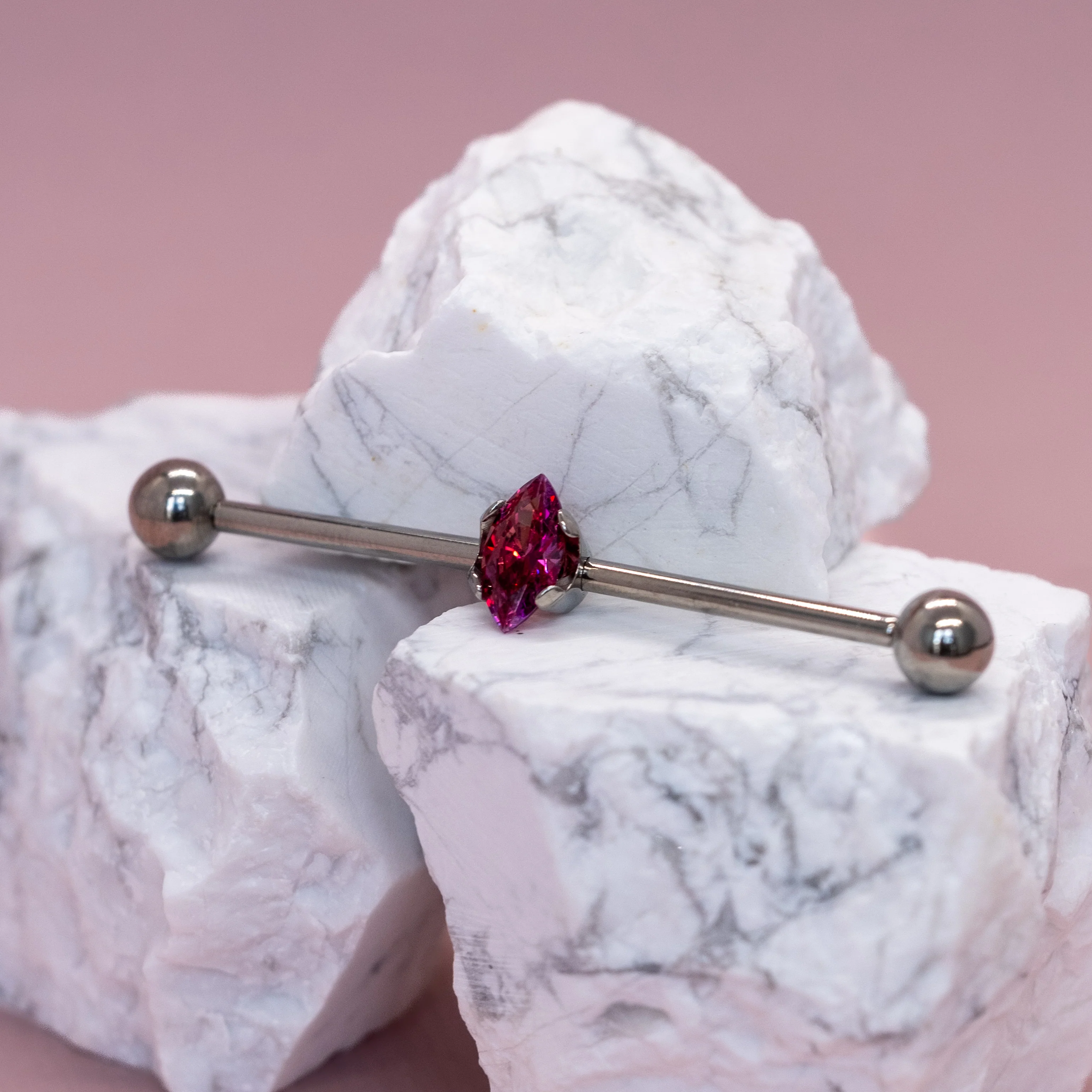 Anatometal Double Sided Marquise End - Threaded - Image 4