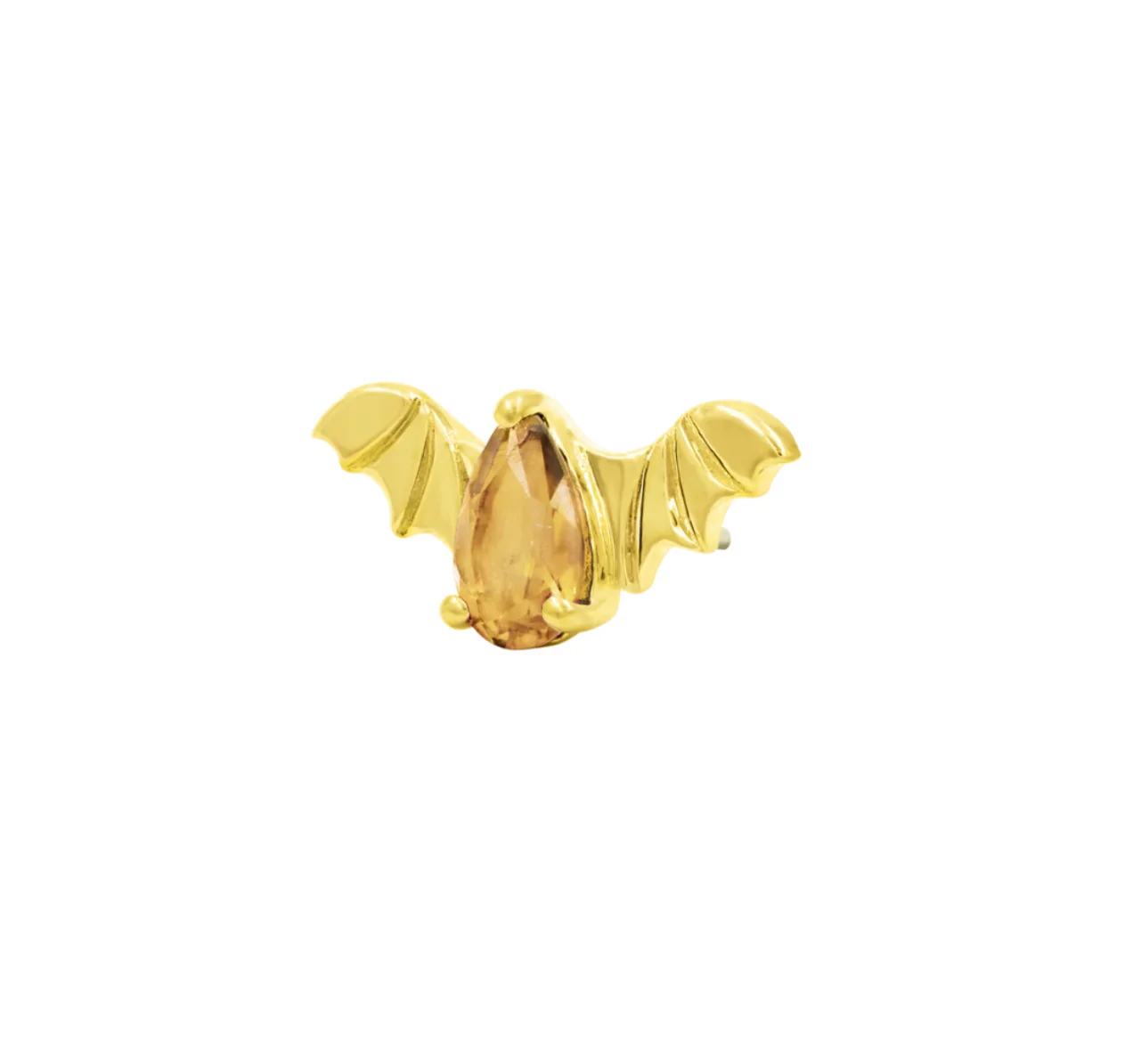 Junipurr Jewelry Bat with Champagne CZ - Image 2