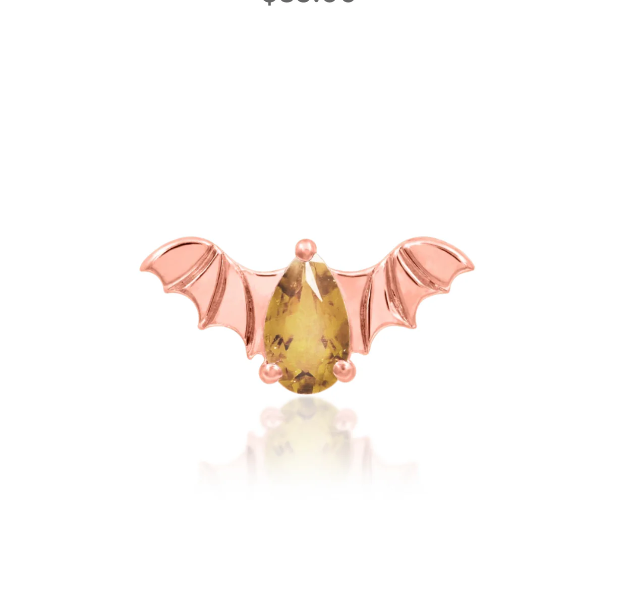 Junipurr Jewelry Bat with Champagne CZ - Image 3