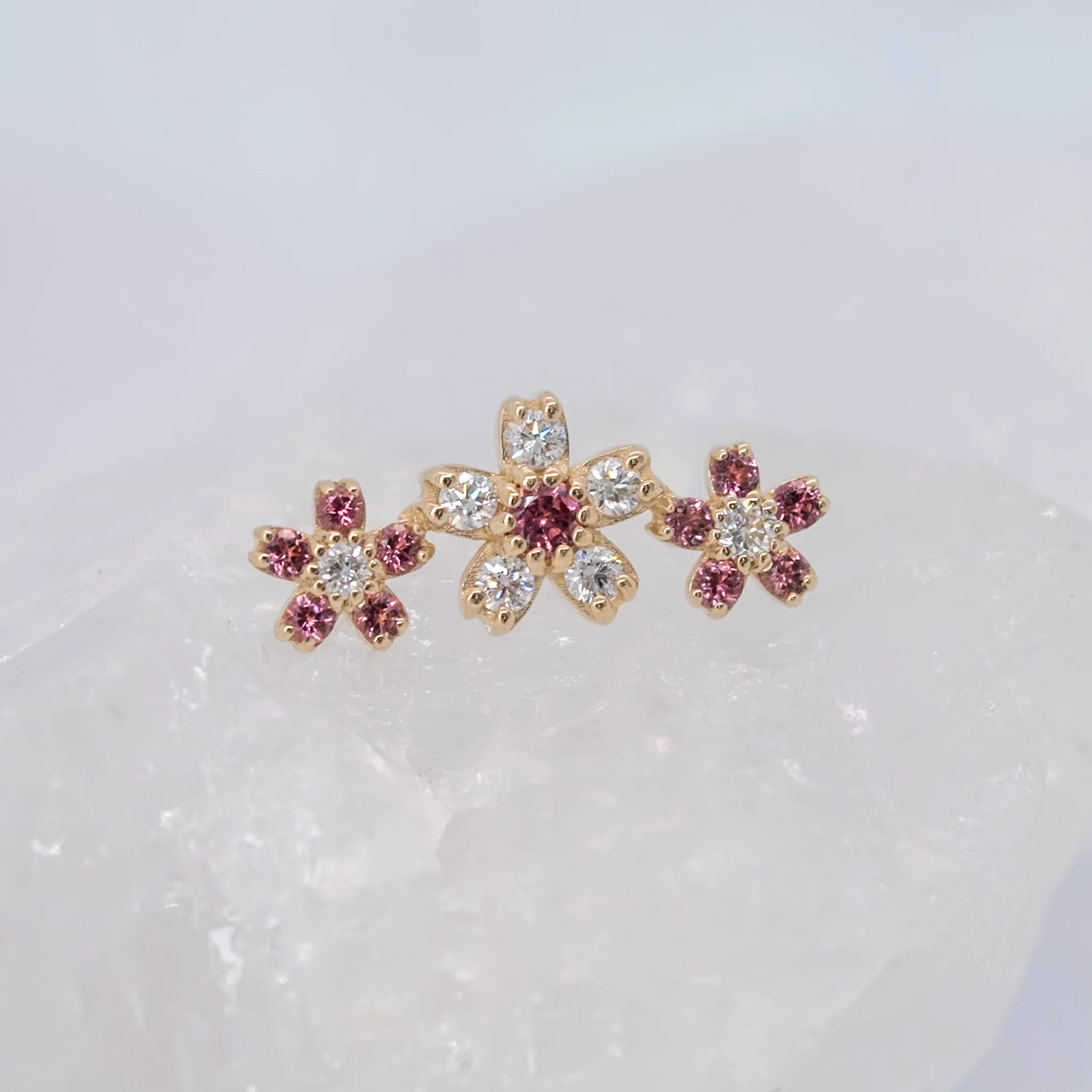 BVLA Curved Cherry Blossom Cluster - Threaded - Image 2