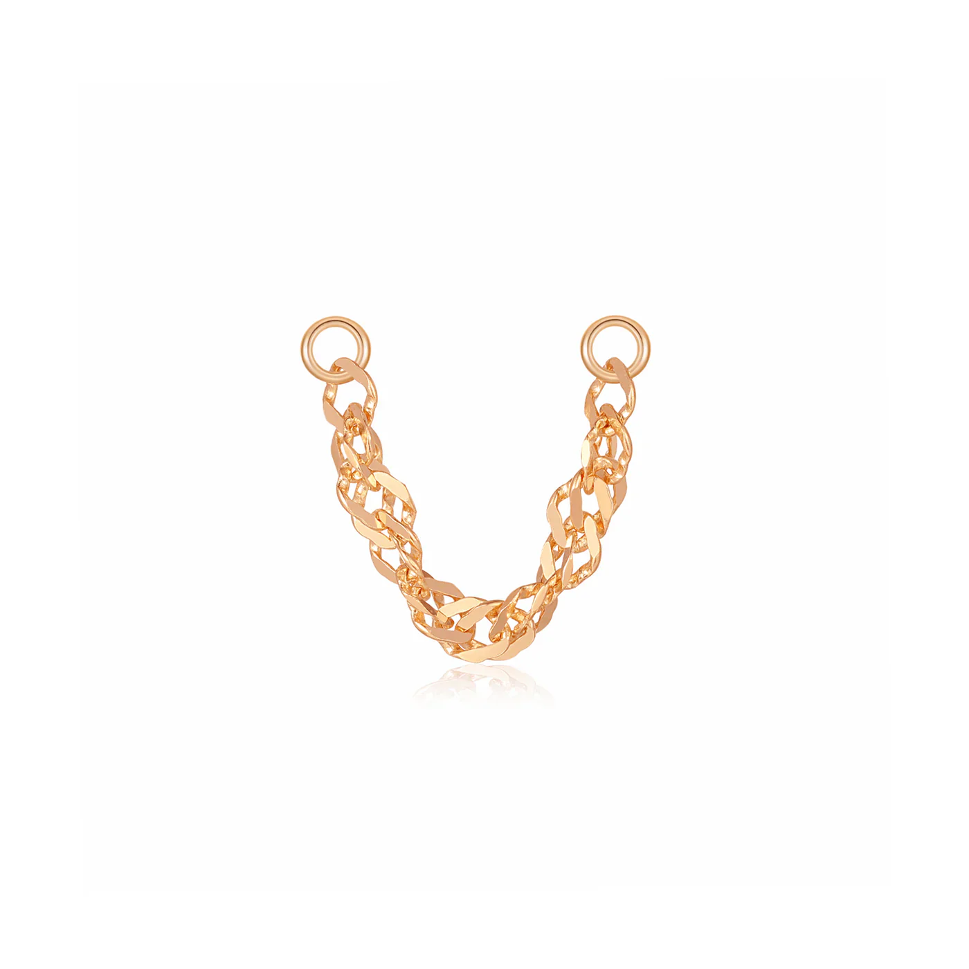 Ember Body Jewelry Diamond Cut Singapore Chain - Image 3
