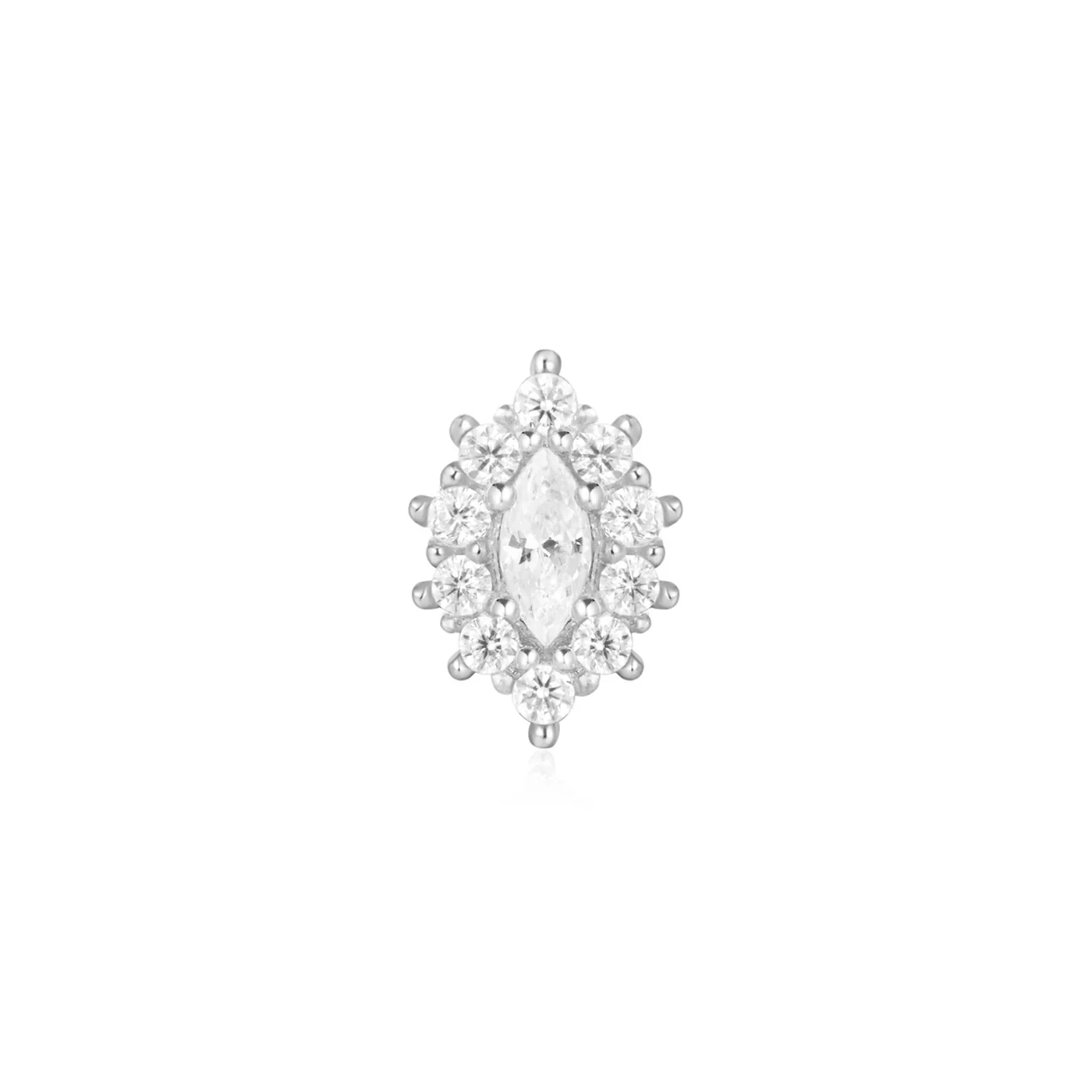 Ember Body Jewelry Marquise Halo - Threadless End - Image 2
