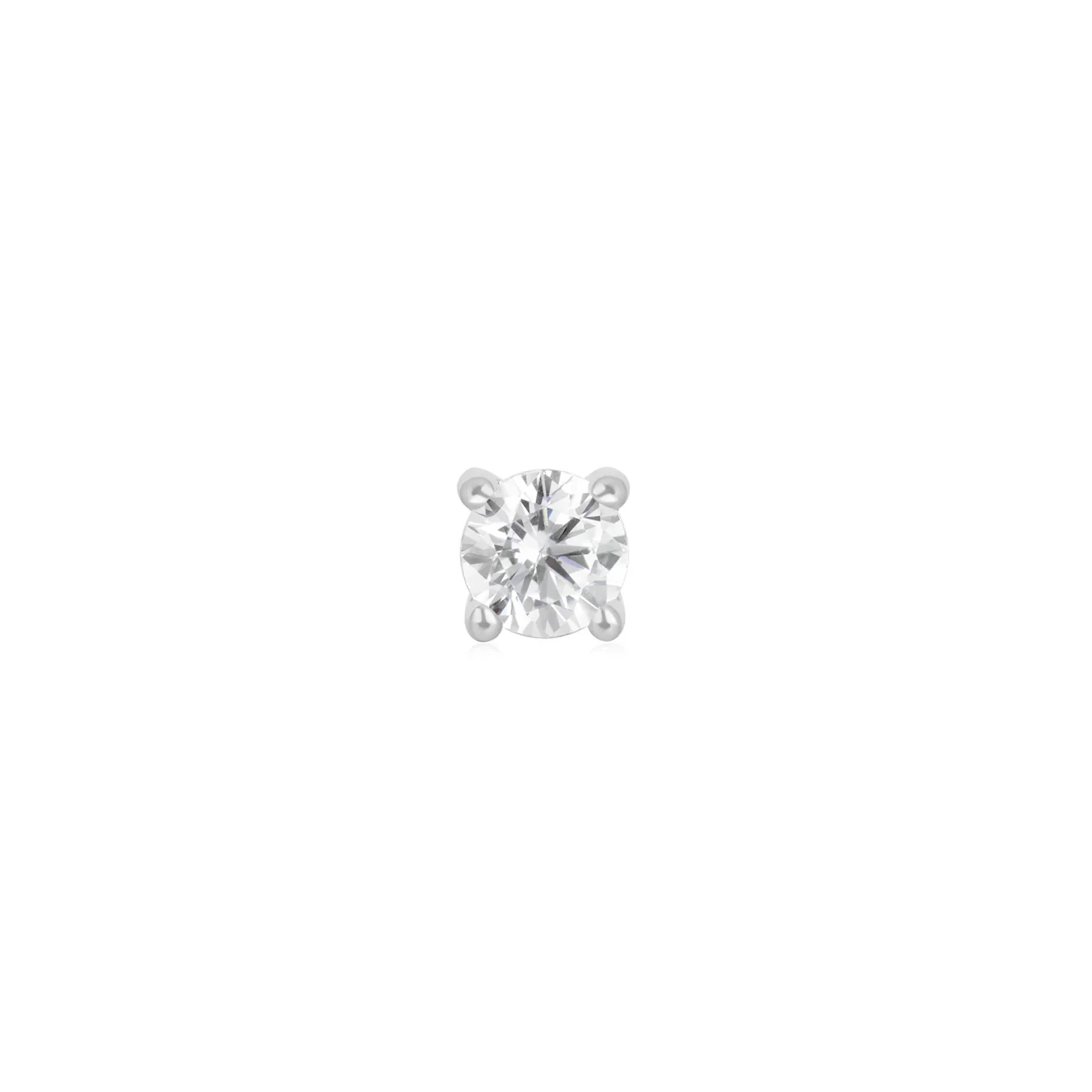 Ember Body Jewelry Prong Set CZ - Threadless End - Image 2
