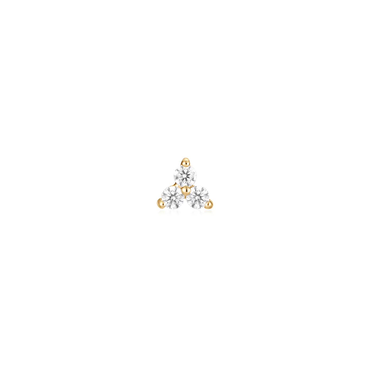 Ember Body Jewelry Tiny Trinity - Threadless End