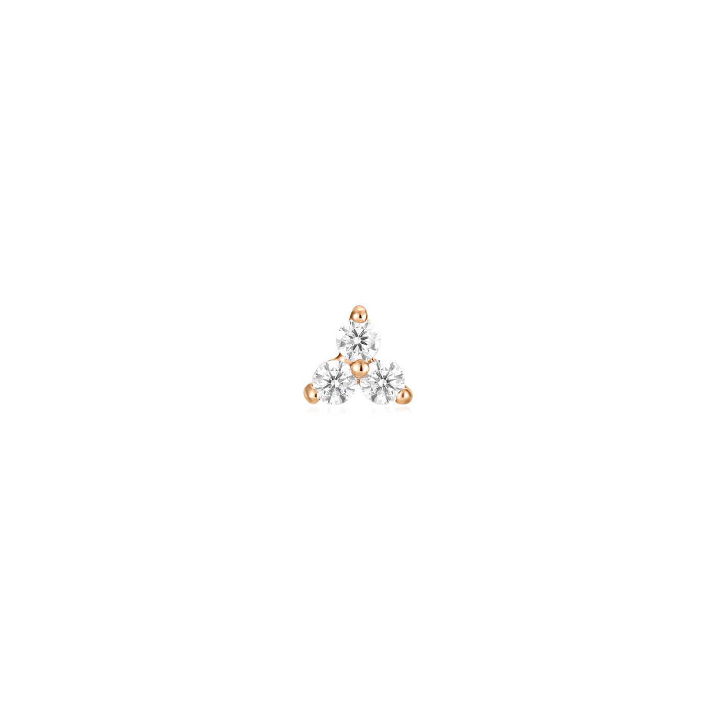 Ember Body Jewelry Tiny Trinity - Threadless End - Image 3