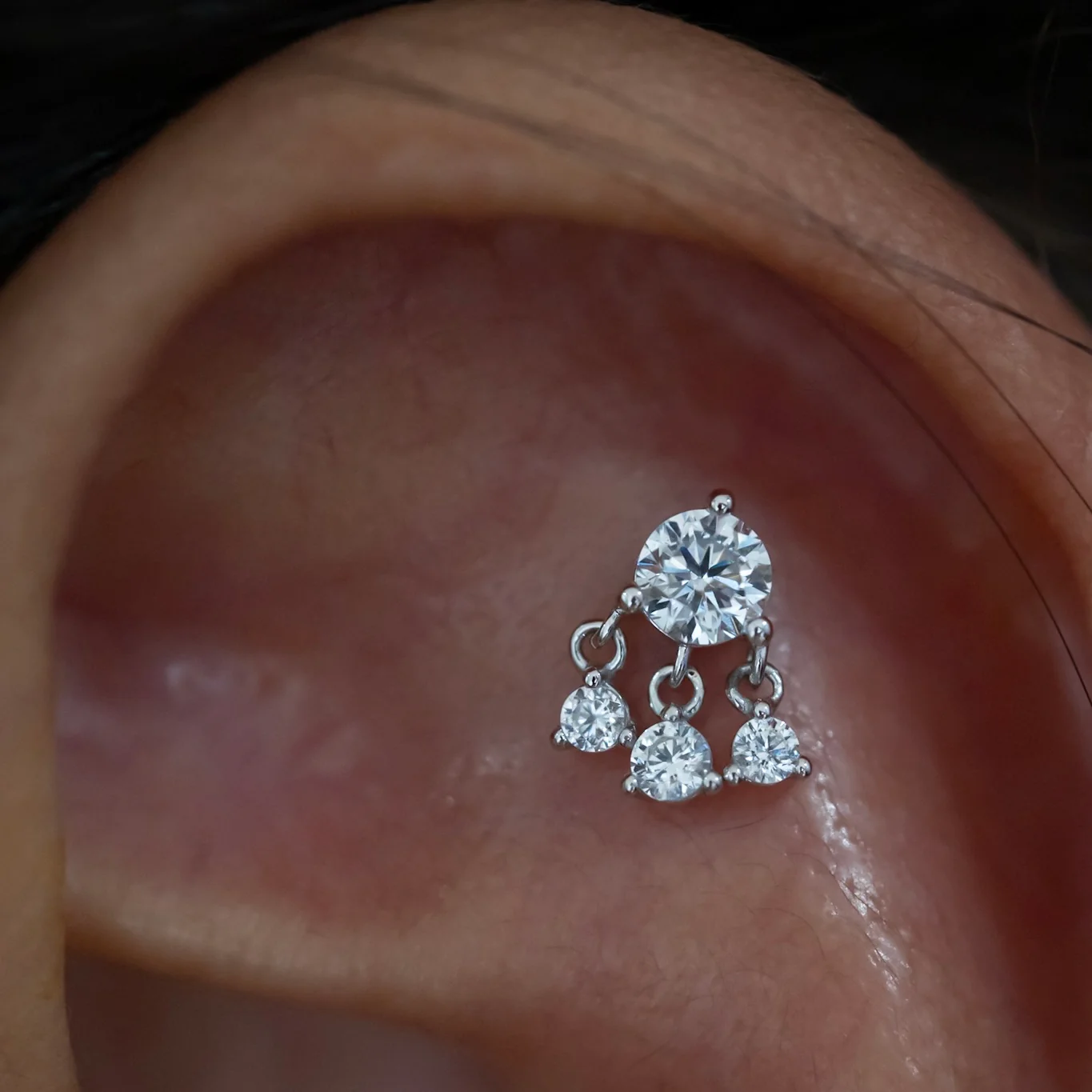 Flat / Faux Rook Piercing - Image 10