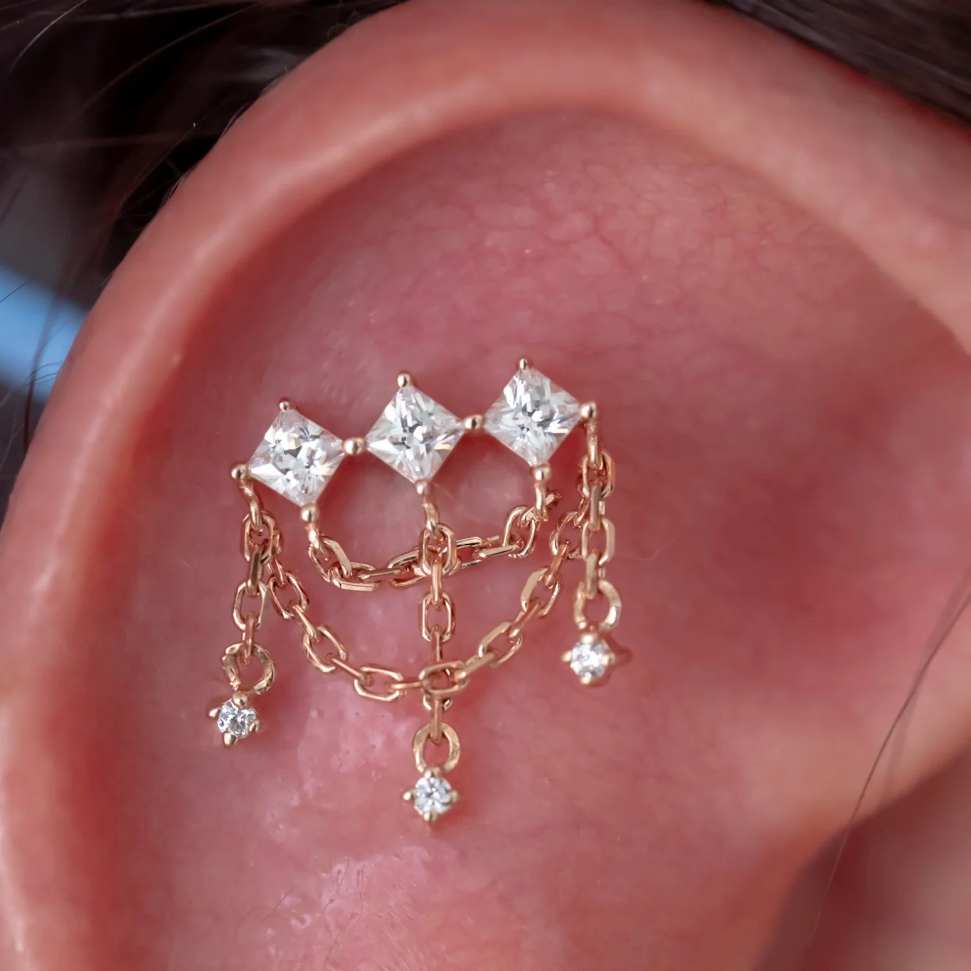 Flat / Faux Rook Piercing - Image 7