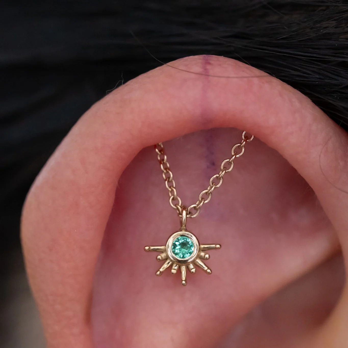 Hidden / Floating Helix Piercing - Image 2