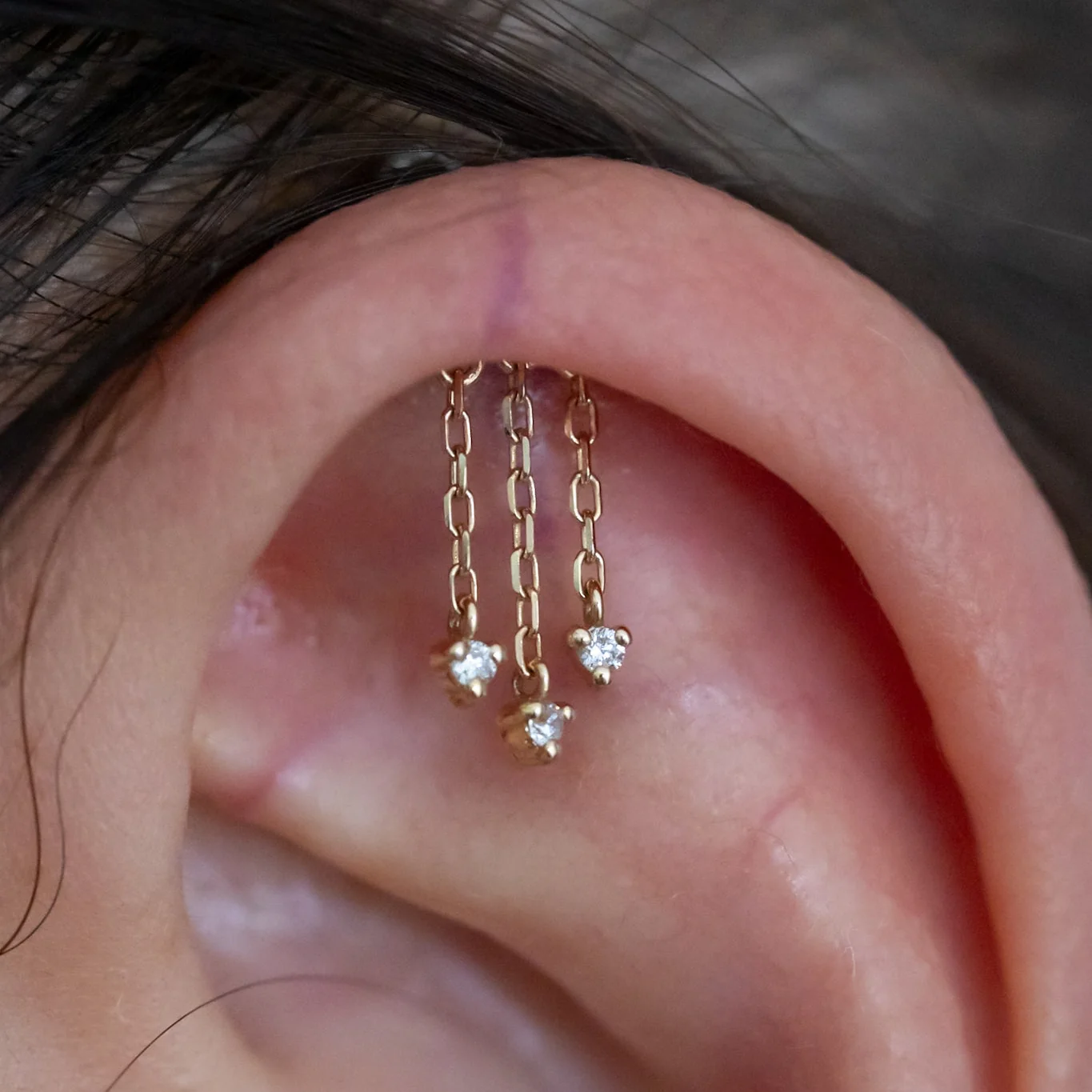 Hidden / Floating Helix Piercing - Image 5