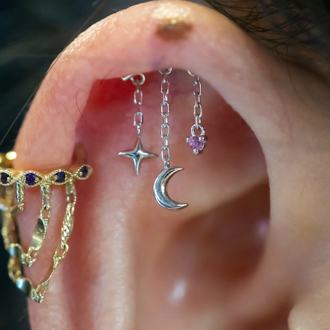 Hidden / Floating Helix Piercing - Image 6