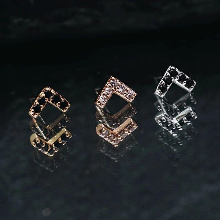 Junipurr Jewelry Chevron Black CZ - Image 5