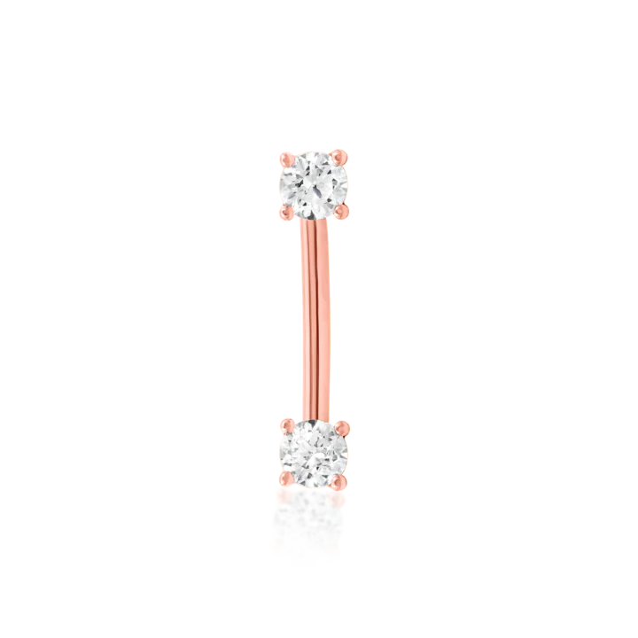 Junipurr Jewelry Empress Curved Gem Barbell (Internally Threaded) - Image 7