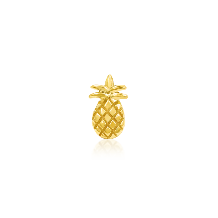 Junipurr Jewelry Gold Pineapple - Image 2