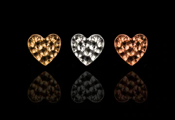 Junipurr Jewelry Hammered Heart - Image 3
