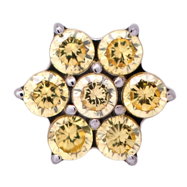 Junipurr Jewelry Titanium Flower Gem (6 petals) - Image 2
