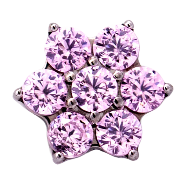Junipurr Jewelry Titanium Flower Gem (6 petals) - Image 5