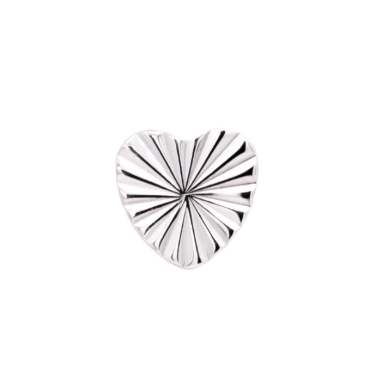 Junipurr Jewelry Titanium Laser Heart