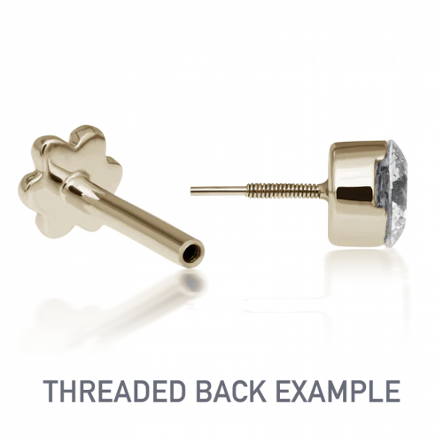 Maria Tash Diamond Paisley Threaded Stud - Image 3