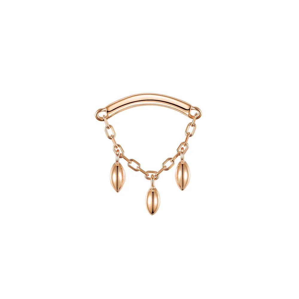 Modern Mood Bar End - Dripping Marquise Bead - Image 3