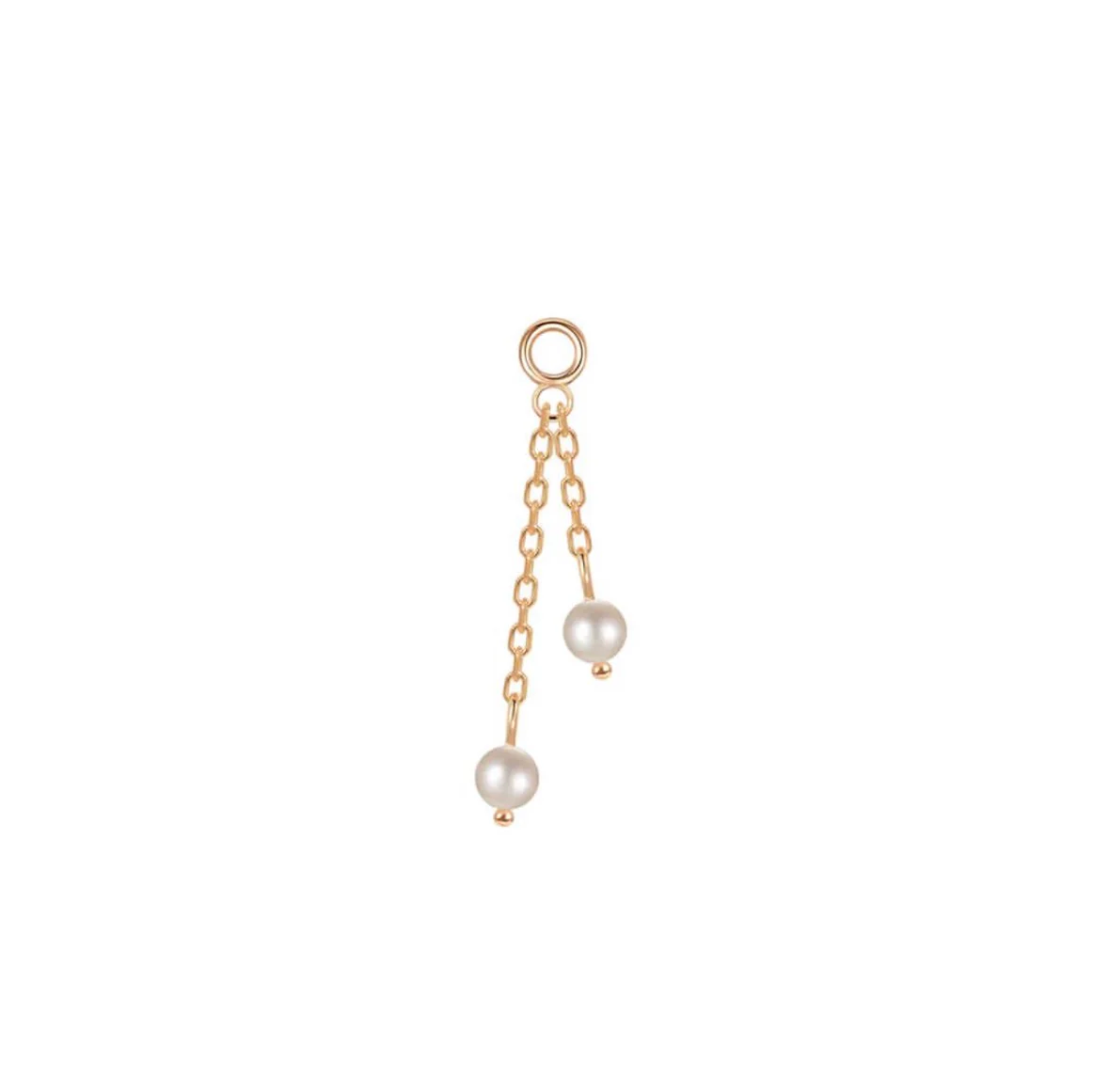 Modern Mood Double Pearl On Chain - Image 3