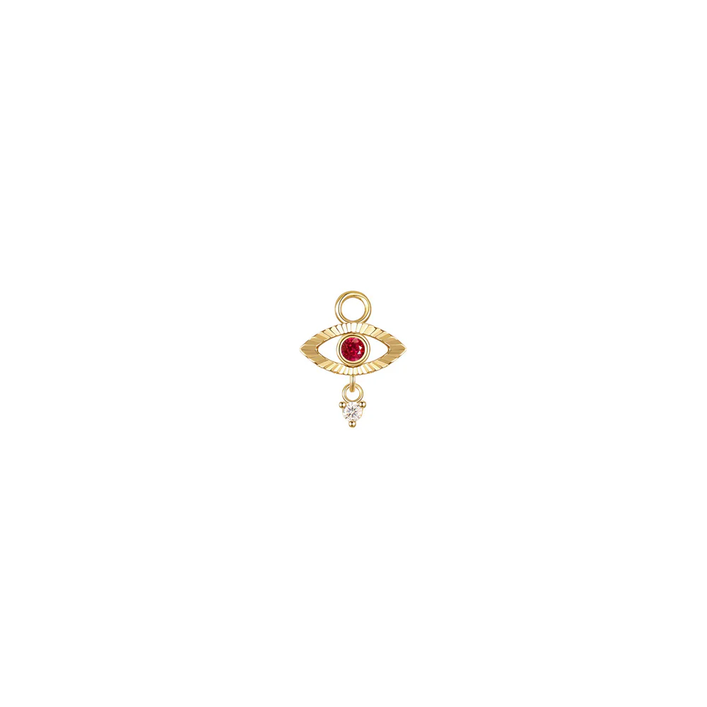 Modern Mood Evil Eye with Tear Charm - Image 3