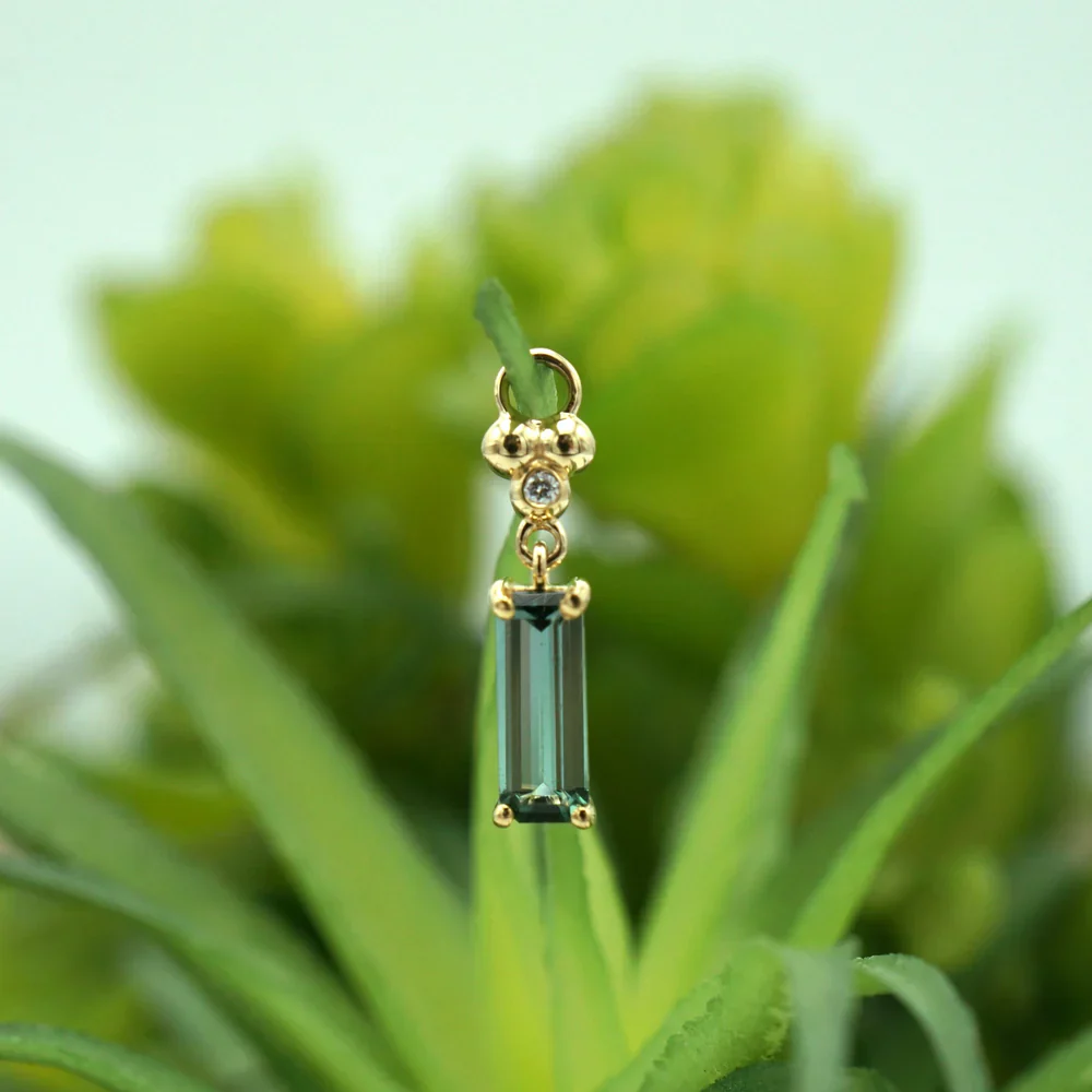 Modern Mood Ezra with Tourmaline Drop Charm