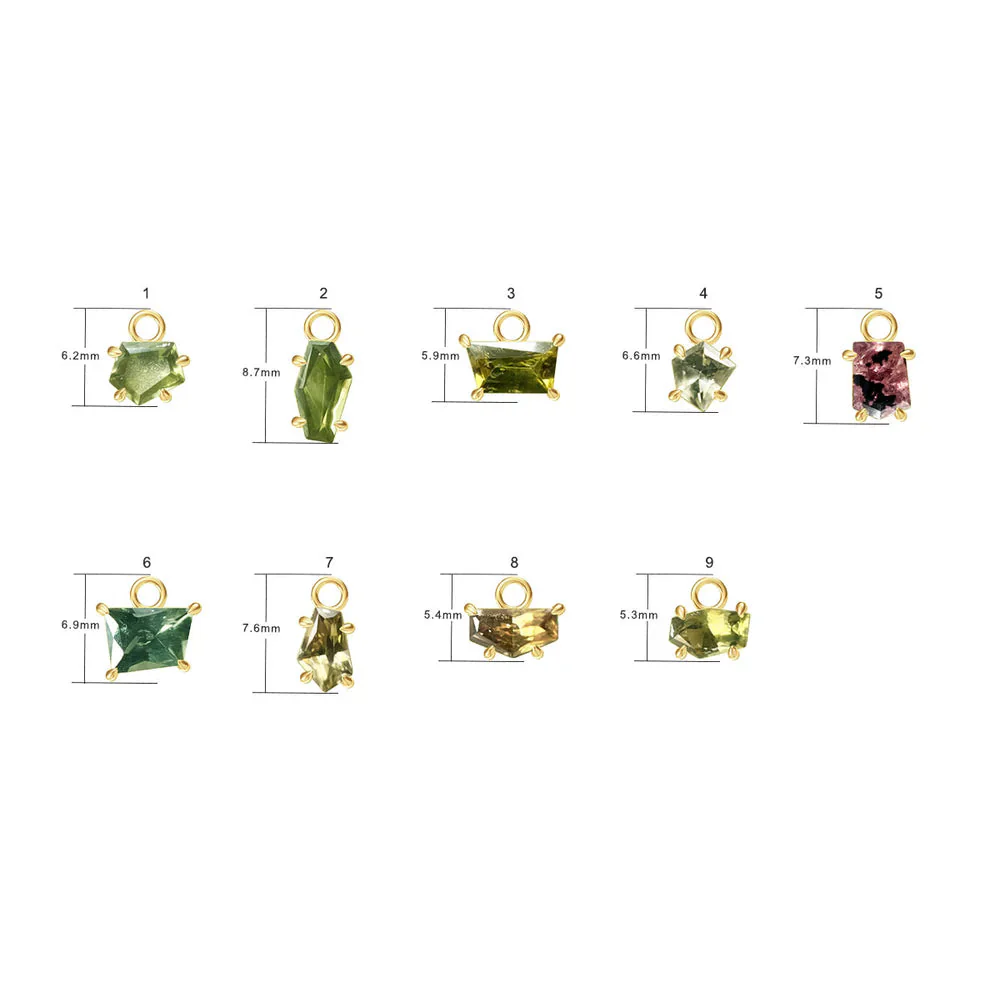 Modern Mood Limited Edition - Freeform Sapphire Claw Set Solitaire Charm - Lot 1 - Image 2