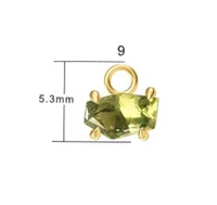 Modern Mood Limited Edition - Freeform Sapphire Claw Set Solitaire Charm - Lot 1 - Image 3