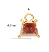 Modern Mood Limited Edition - Freeform Spessartite Garnet Charm - Image 3