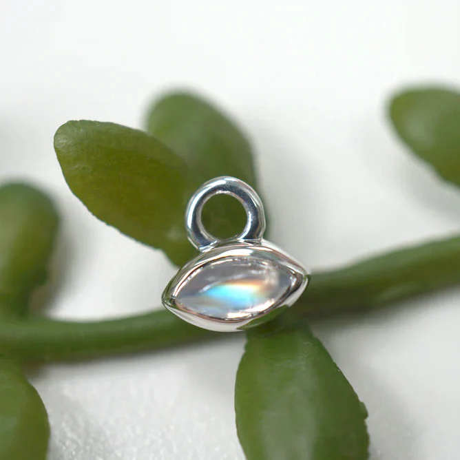 Modern Mood Marquise Collection - Eve Charm With Moonstone - Image 2