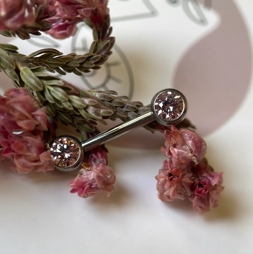 NeoMetal Threadless Titanium Side Faceted Gem - Image 11