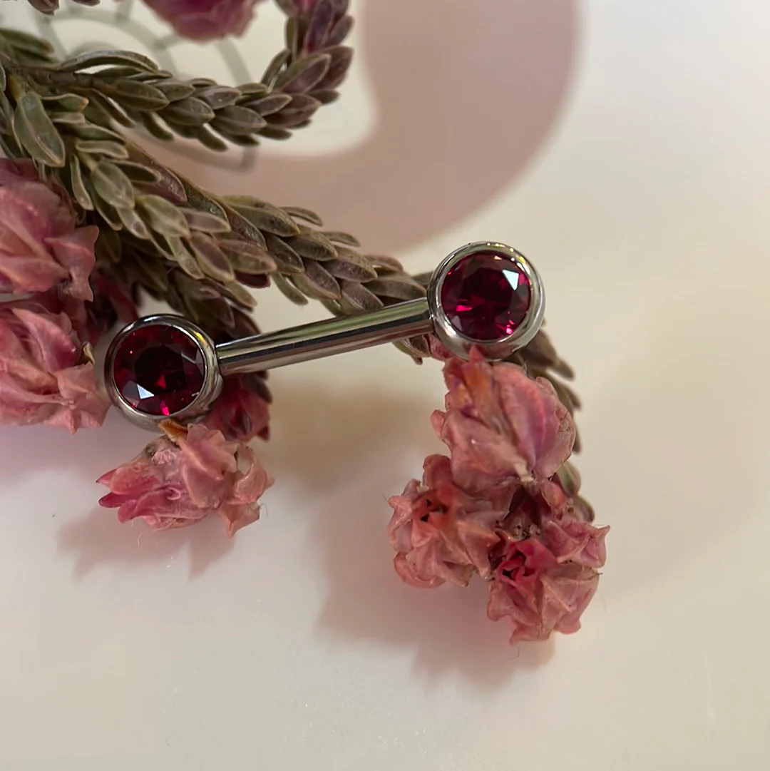 NeoMetal Threadless Titanium Side Faceted Gem - Image 15