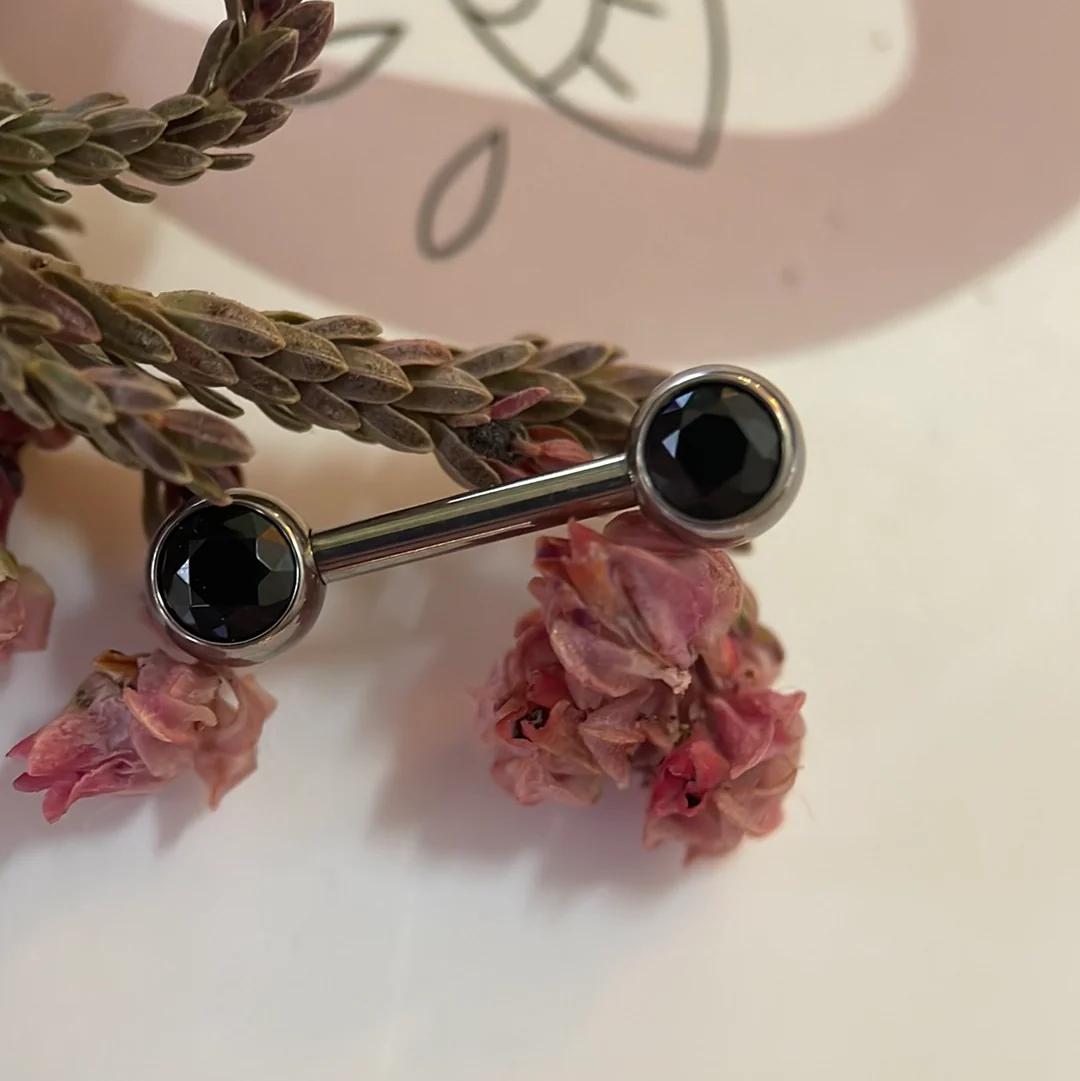 NeoMetal Threadless Titanium Side Faceted Gem - Image 18