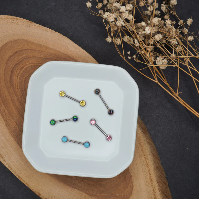 NeoMetal Threadless Titanium Side Faceted Gem - Image 4