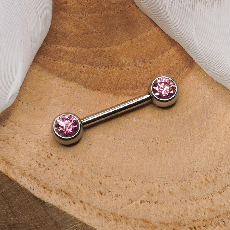 NeoMetal Threadless Titanium Side Faceted Gem - Image 8