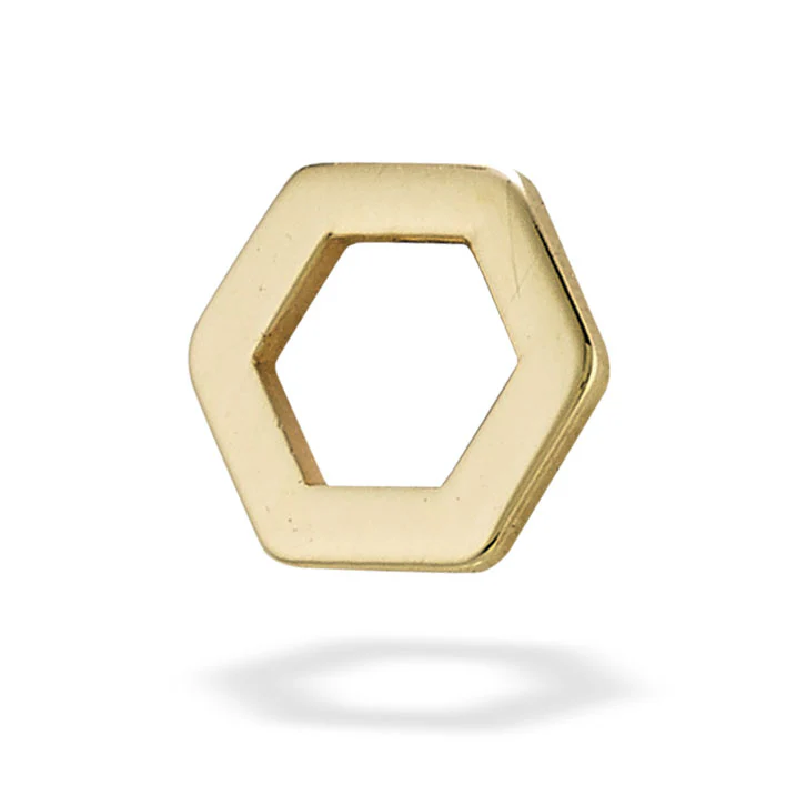 Open Shapes Design Tops in 14k Gold (5mm) - Image 4