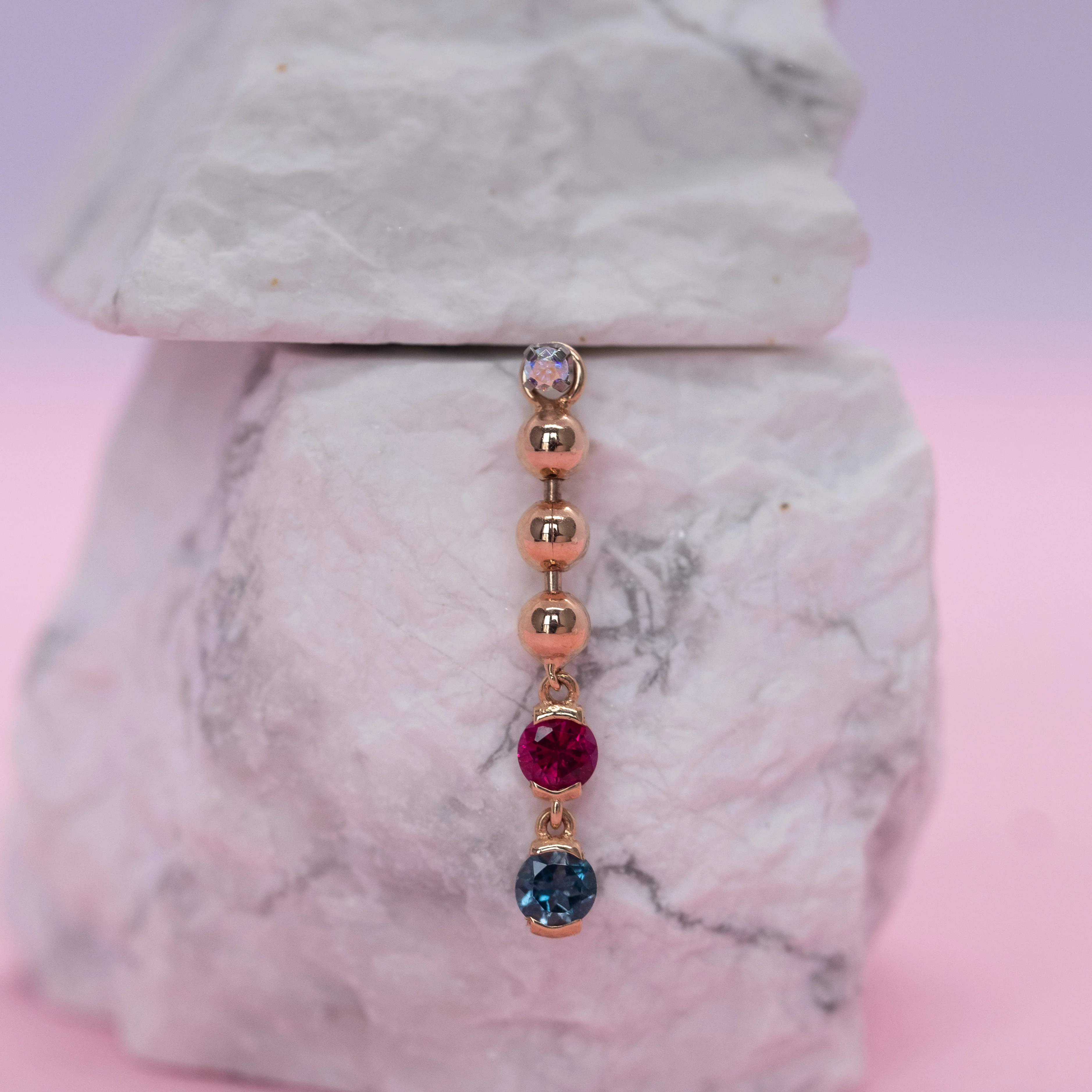 Pupil Hall Beaded Two Faced Long Charm - Image 2