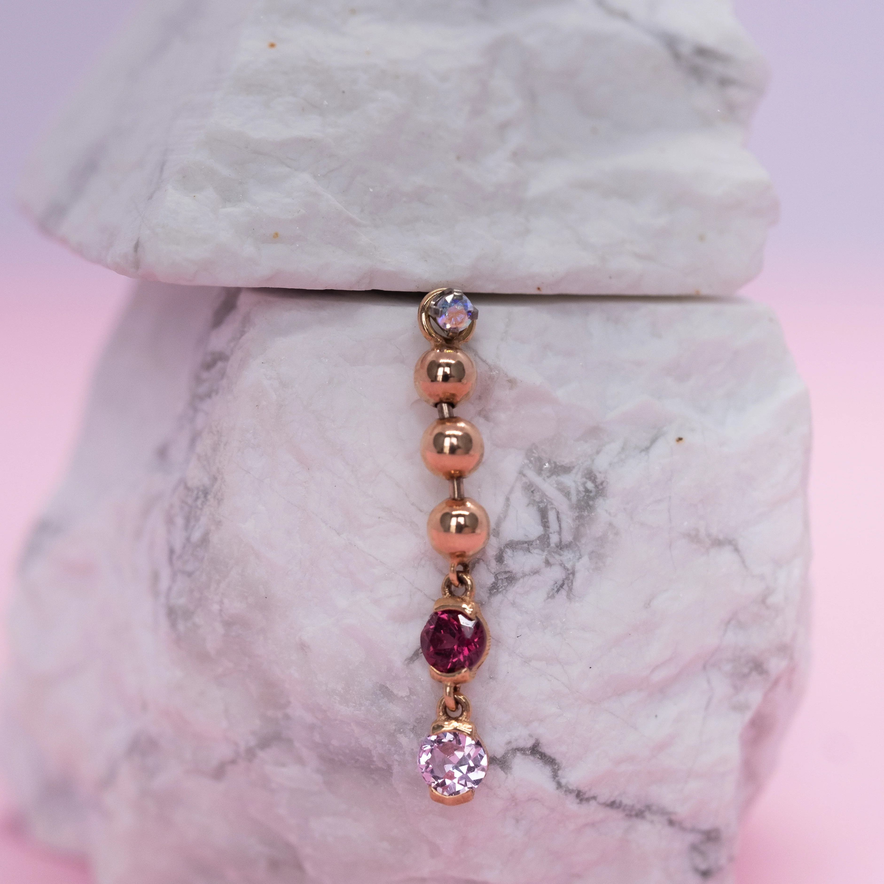 Pupil Hall Beaded Two Faced Long Charm - Image 3