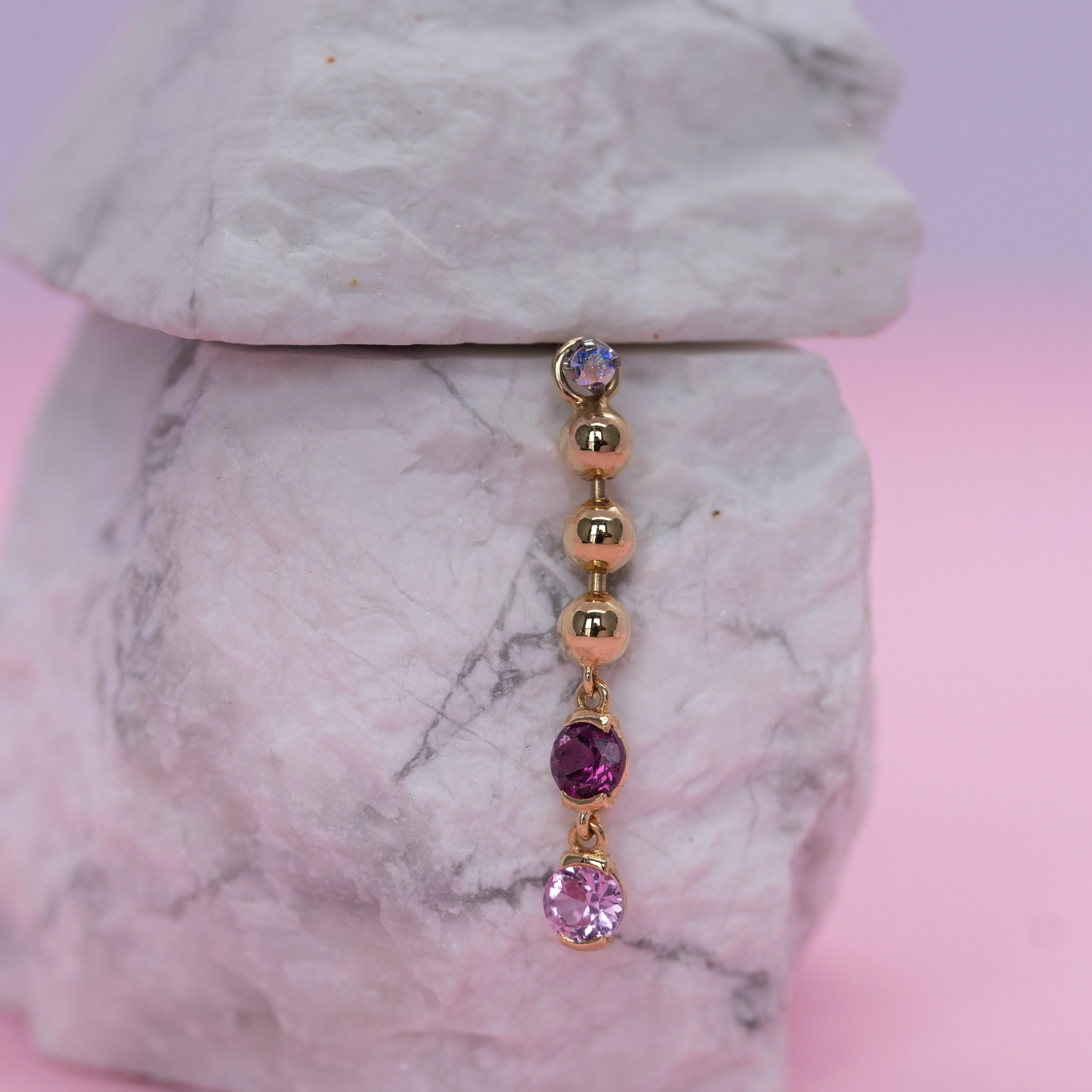 Pupil Hall Beaded Two Faced Long Charm - Image 4