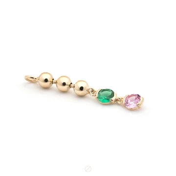 Pupil Hall Beaded Two Faced Long Charm - Image 5