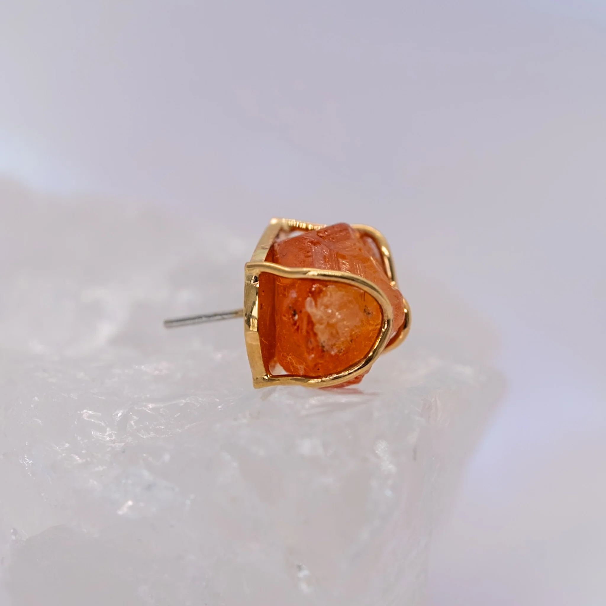 Quetzalli Jewelry Mandarin Garnet Large End - Image 2