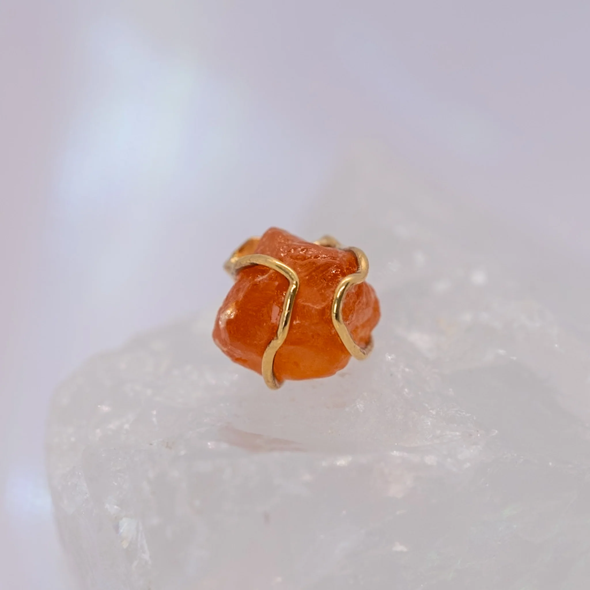 Quetzalli Jewelry Mandarin Garnet Large End - Image 3