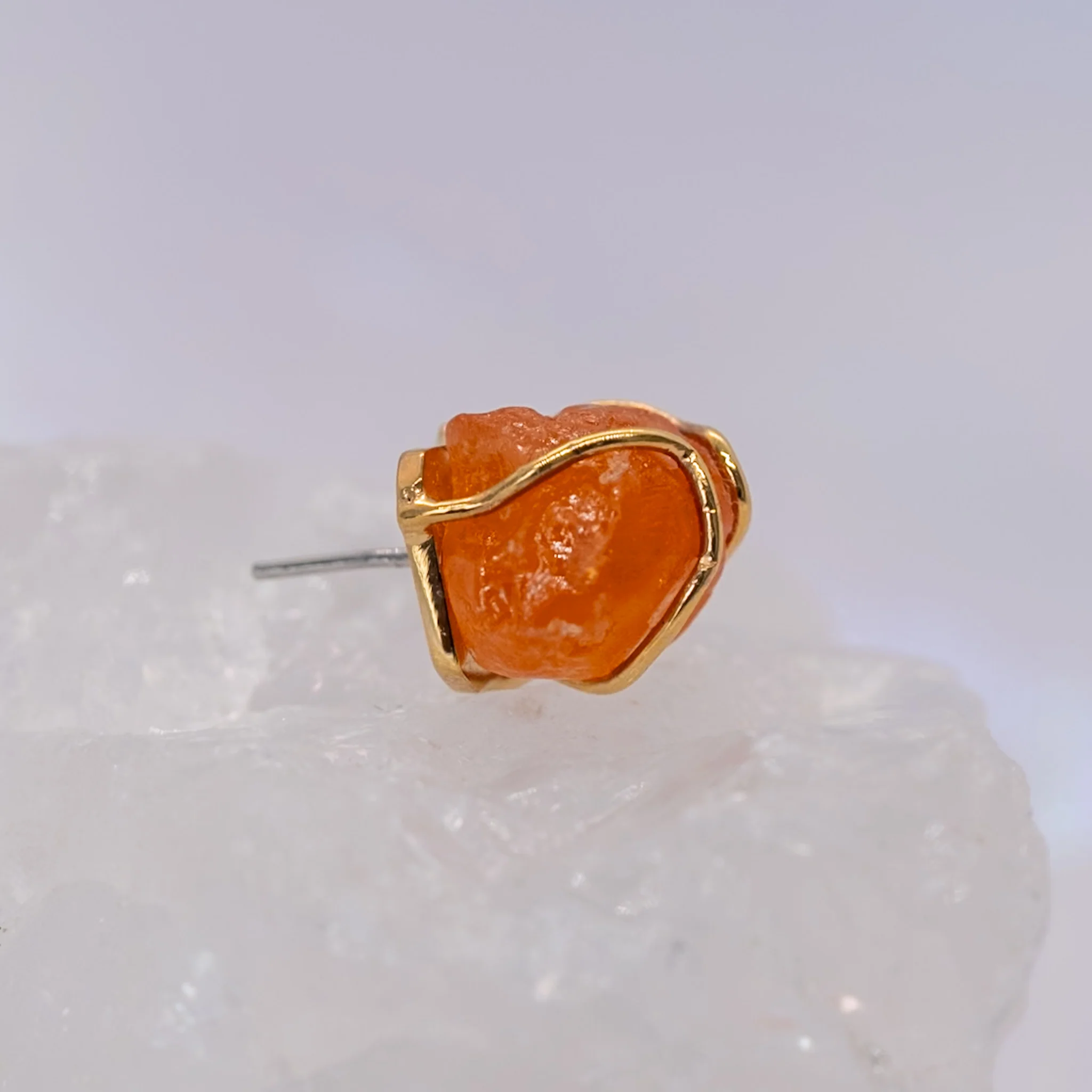 Quetzalli Jewelry Mandarin Garnet Large End - Image 4