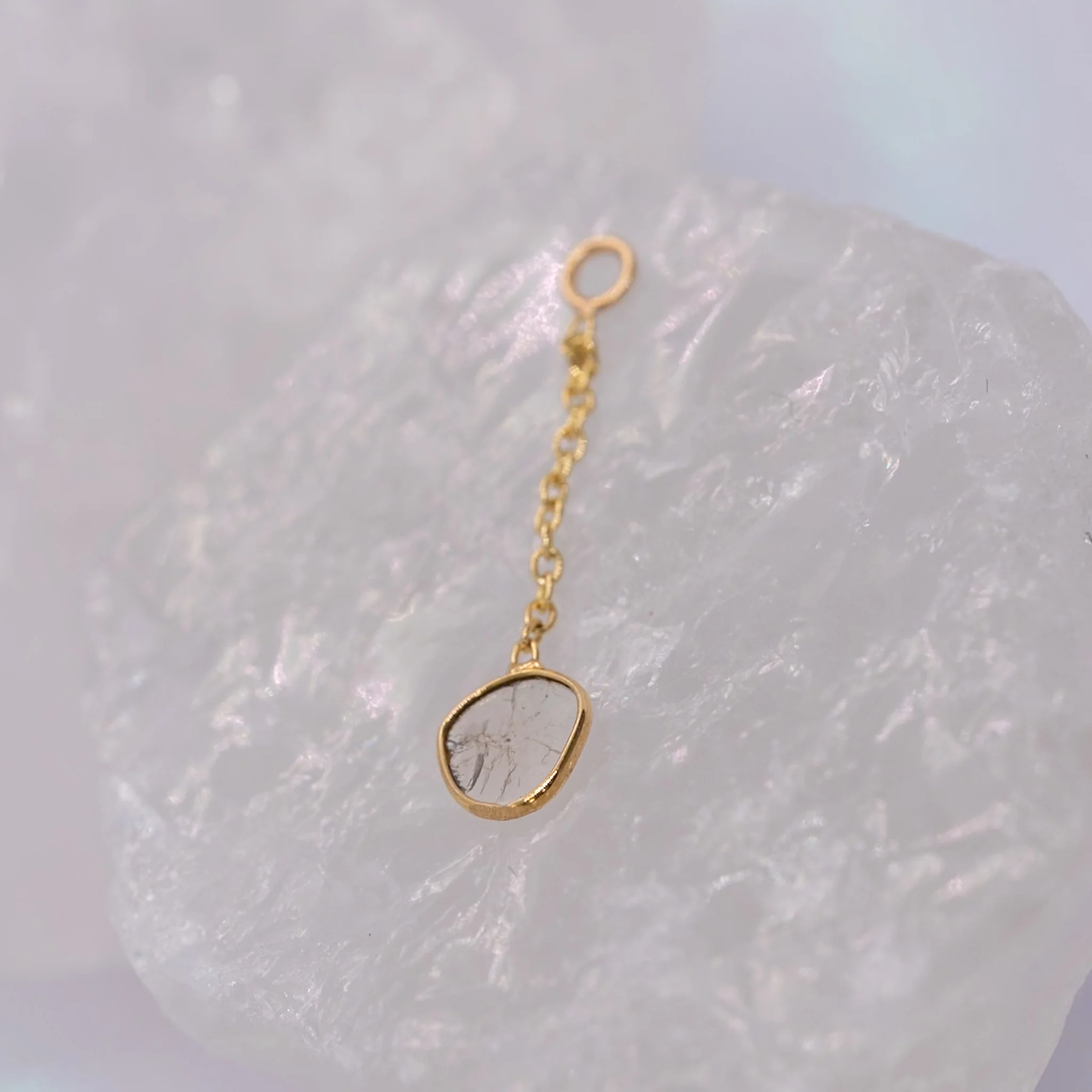 Quetzalli Jewelry White Diamond Charm - Image 3