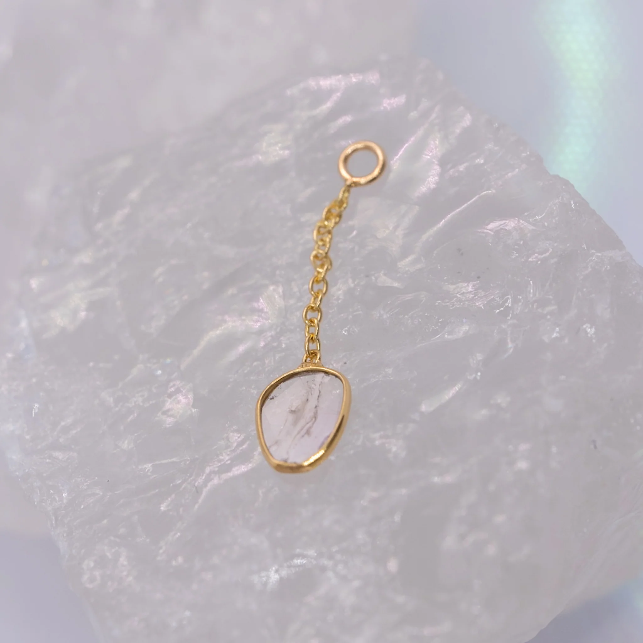 Quetzalli Jewelry White Diamond Charm - Image 4