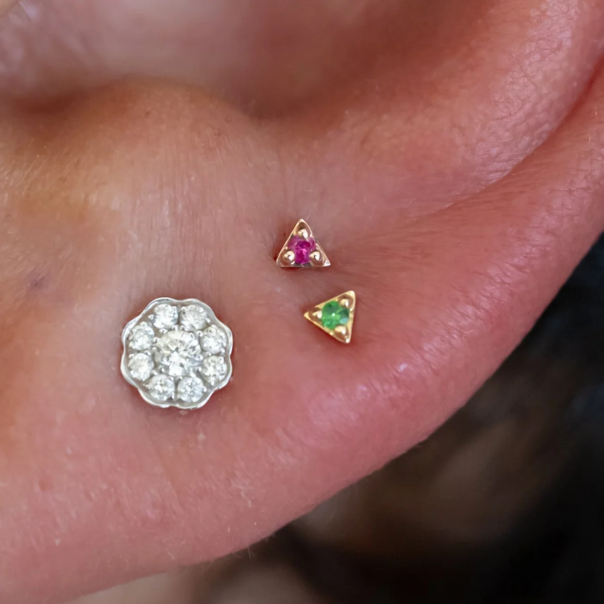 Stacked Lobe Piercing - Image 4